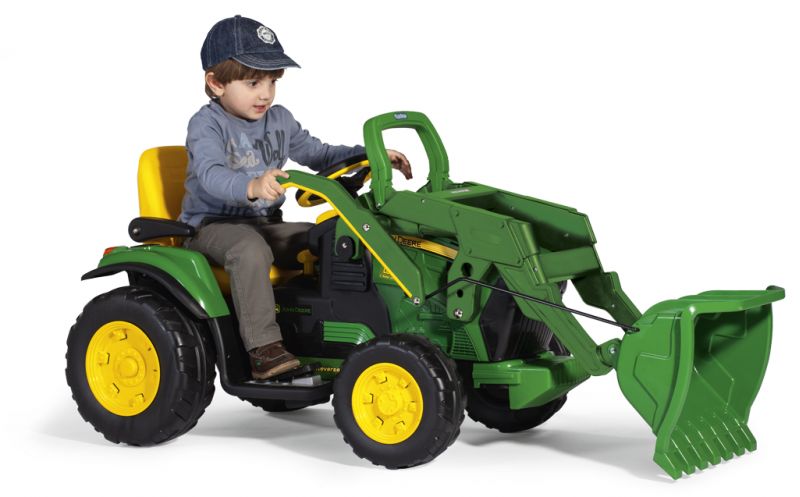 Licencirani PEG PEREGO bager na akumulator John Deere Ground Force Loader – detalj 2